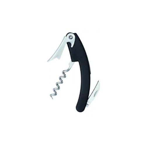 Curved Plastic Corkscrew, Black